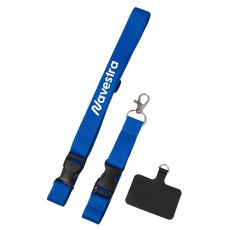 Adjustable Recycled Phone Lanyard
