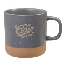 12 oz. Ceramic Mug with Clay Base
