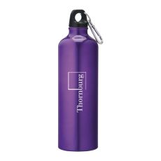 Custom 26 oz Aluminum Sports Bottle with Carabiner
