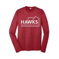 Sport-Tek® Heather Contender Long Sleeve T-shirt - Unisex