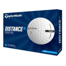 TaylorMade® Distance+ Golf Balls - Dozen