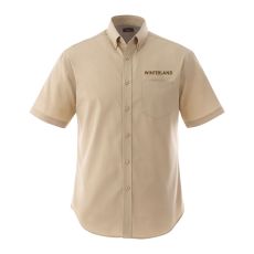 Men's Poly/Cotton Pocket Short Sleeve Button Down