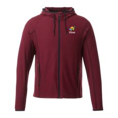 Textured Jersey Knit Hooded Jacket - Men

