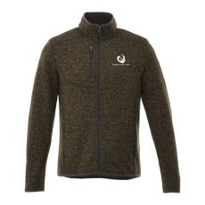Men's Polyester Sweater Knit Full Zip Jacket