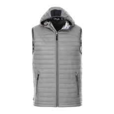 Men's Poly/Nylon Insulated Hooded Packable Vest