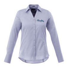 Elevate 100% Cotton Long Sleeve Button Down - Women