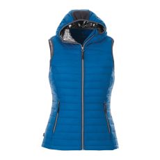 Ladies Poly/Nylon Insulated Hooded Packable Vest