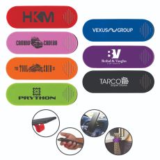 Sliding PVC Mobile Phone Finger Grip and Stand