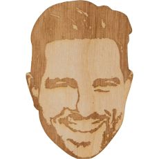 4” x 4” Wood Stickers