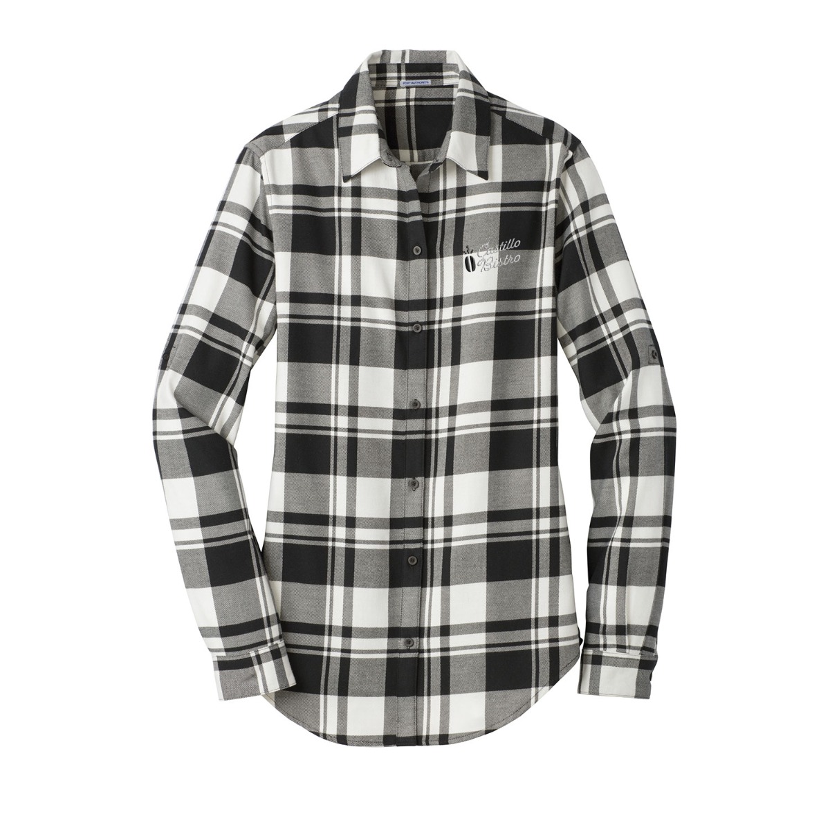 Port Authority® Plaid Flannel Tunic - Women image