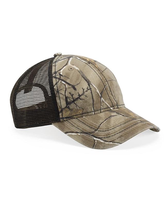 Outdoor Cap&reg; Camo Mesh Back Flag Undervisor Cap image