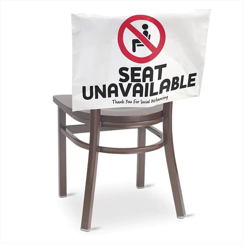16" x 26" Double-Sided Seat Sign