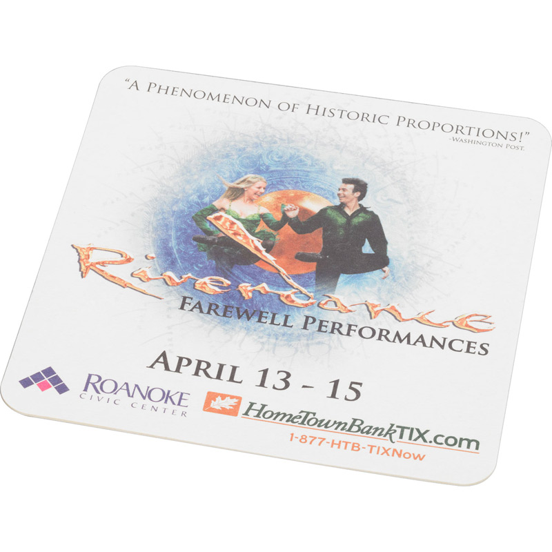 35 pt. Square Paperboard Coaster image