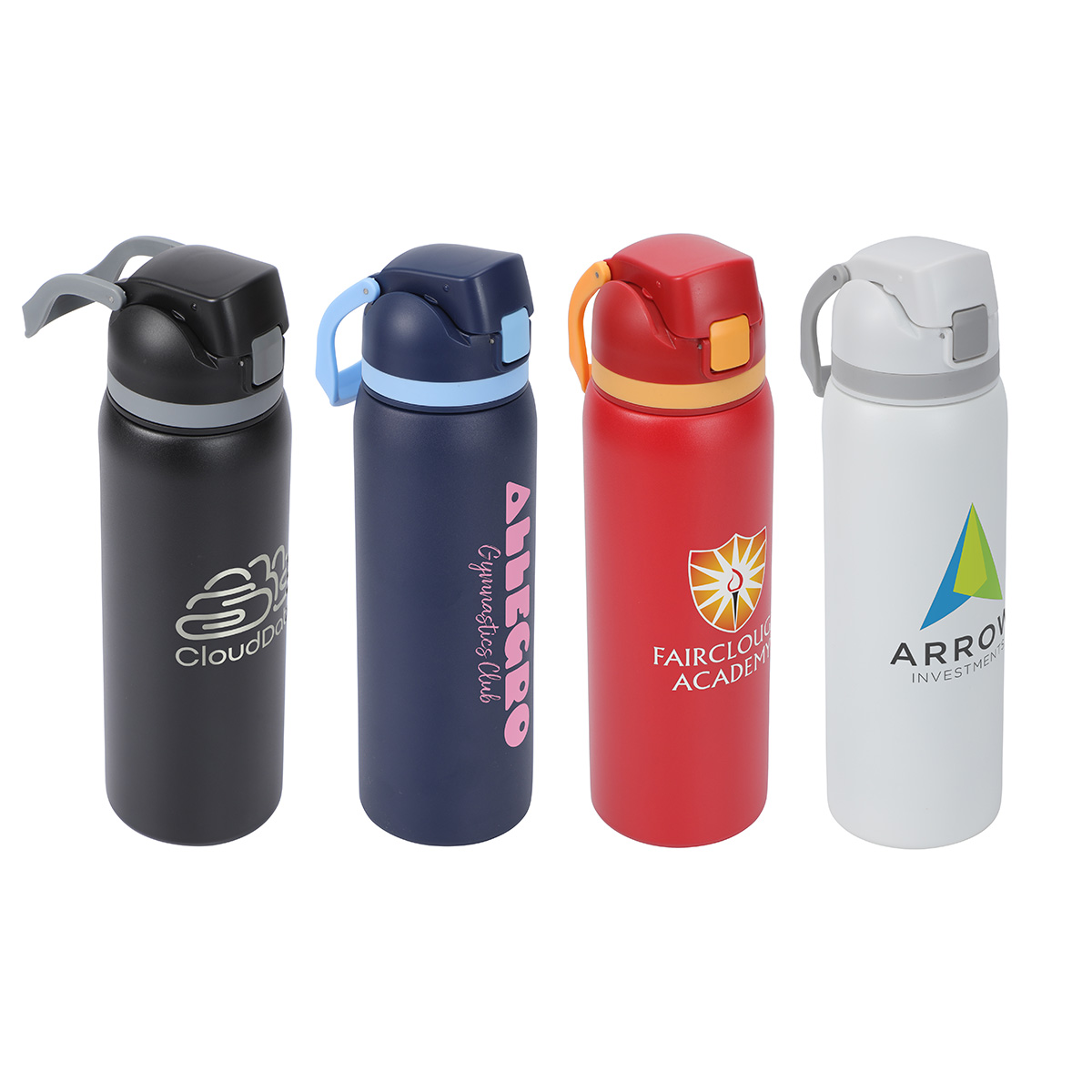 27 oz.  Vacuum Insulated Stainless Steel Bottle with Flip-Top Lid
