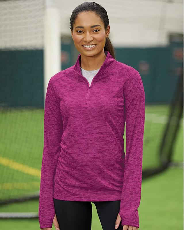 Badger Sport Tonal Blend 1/4-Zip Pullover - Women