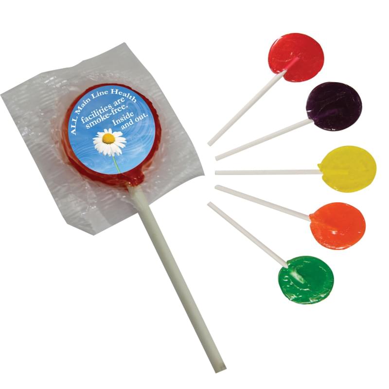 1 1/2" Round Lollipop in Assorted Flavors image