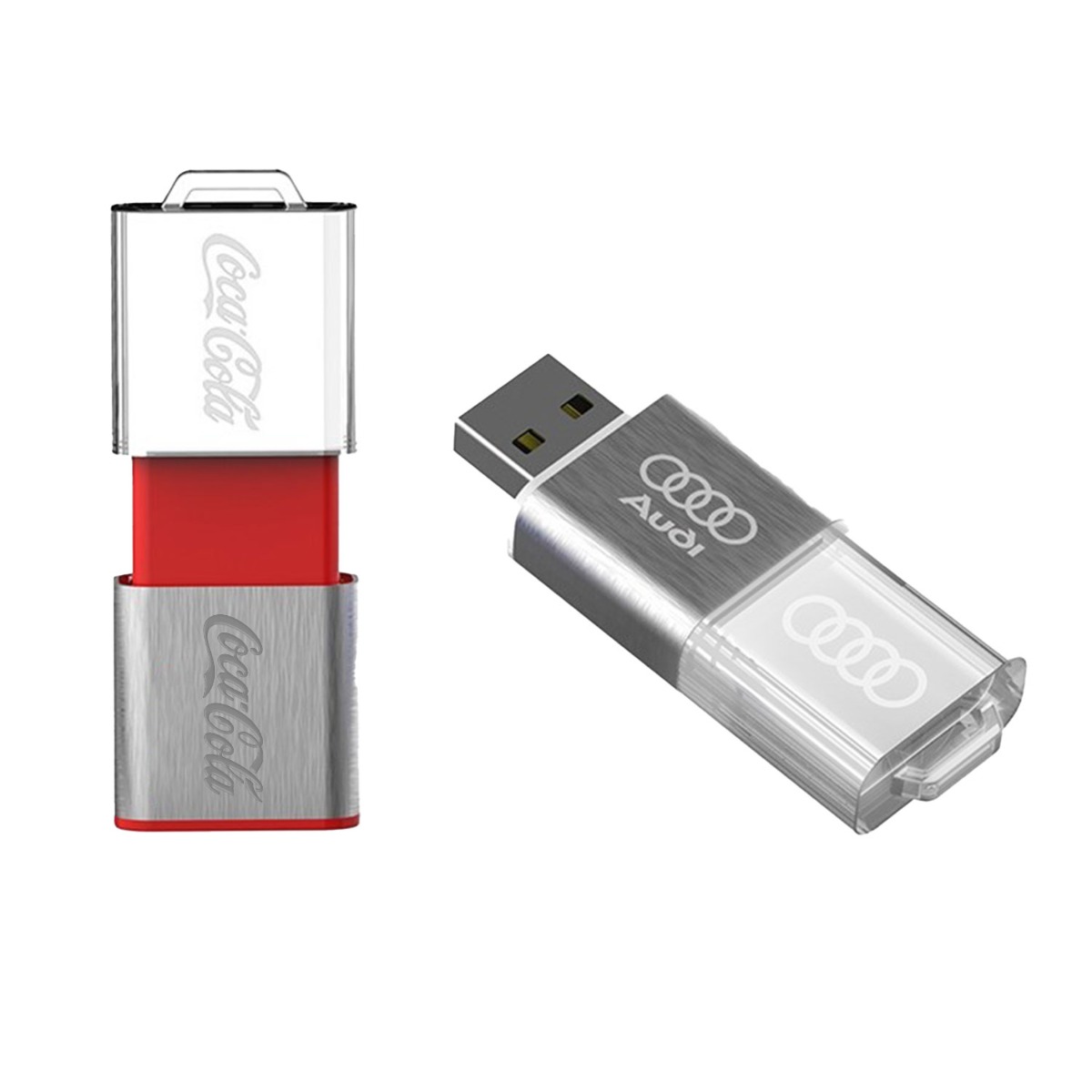 Crystal Pop-Up iLight USB Flash Drive image