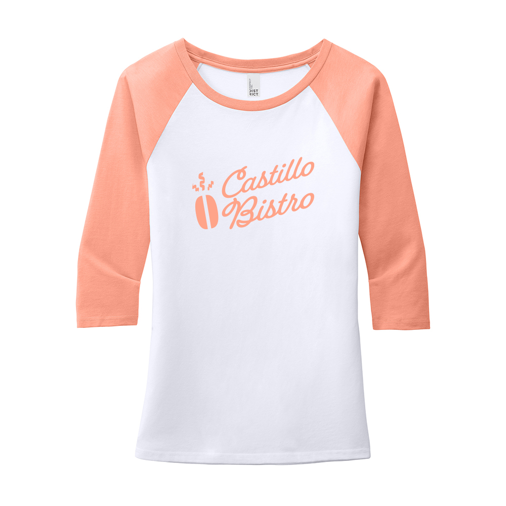 District® Perfect Triblend® 3/4 Raglan T-shirt - Women