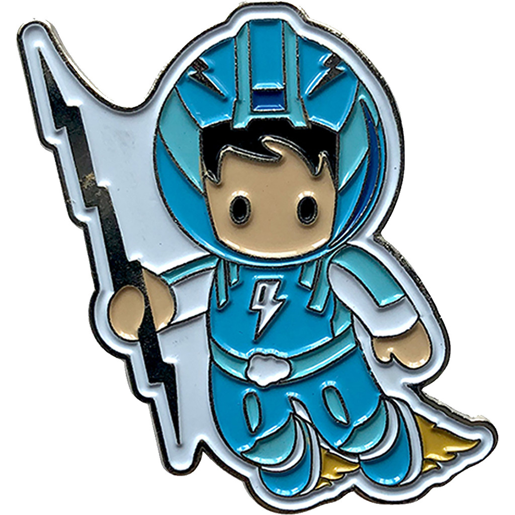 Die struck Soft Enamel Lapel Pins - 1" x 1" image
