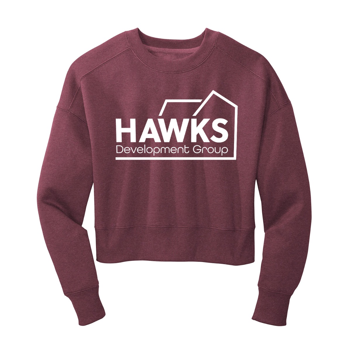 District® Perfect Weight® Fleece Cropped Sweatshirt - Women