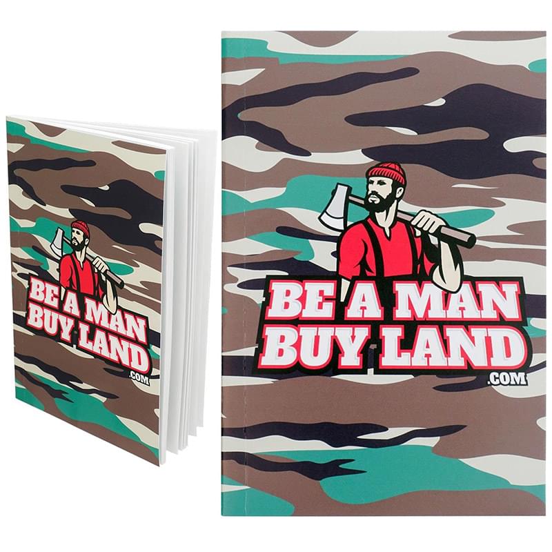 Perfect Bound Poly Cover Notebook 4" x 6"