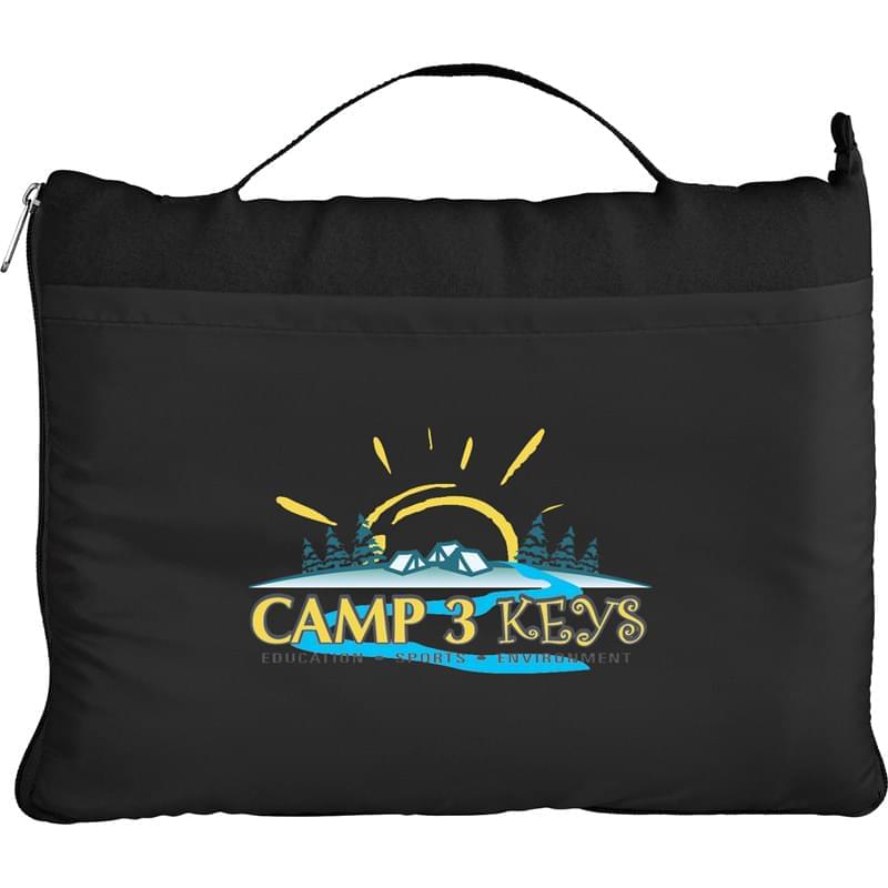 Packable Travel Fleece Blanket in Tote - 50" x 60"