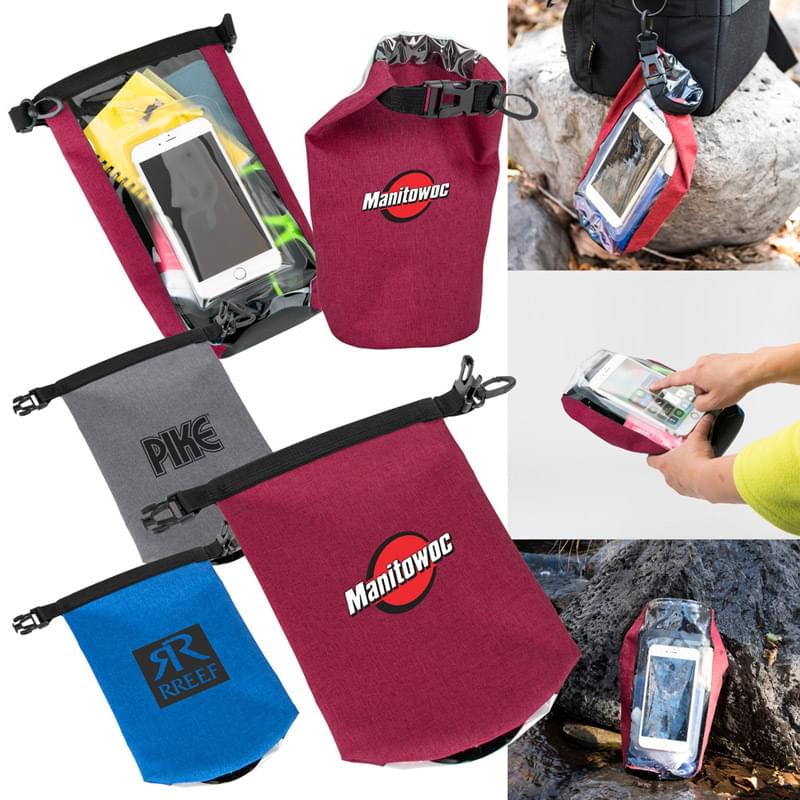 2.5L Two-Tone Dry Bag with Phone Window image