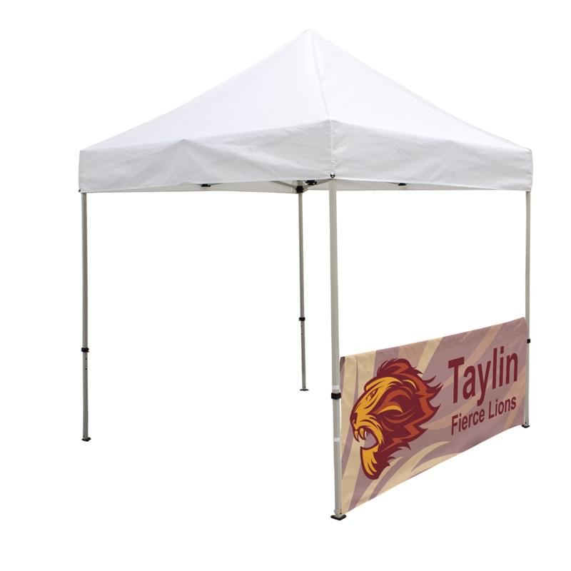 8' Full Color Tent Half Wall Banner - Single Sided