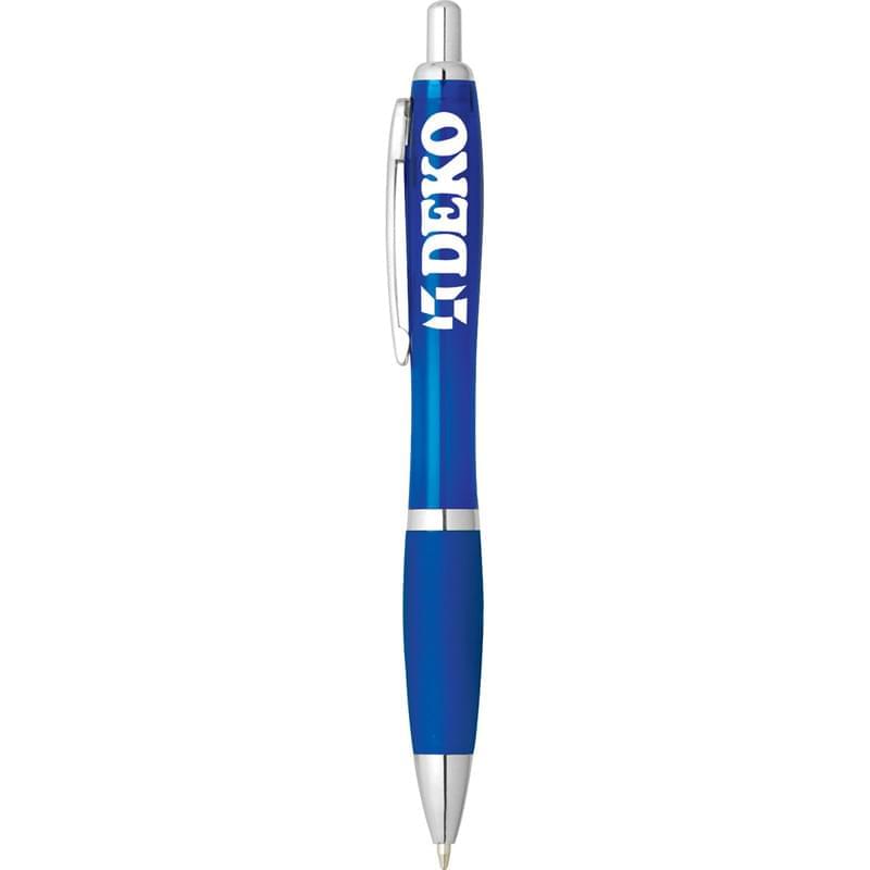 Retractable Contour Pen with Soft Grip