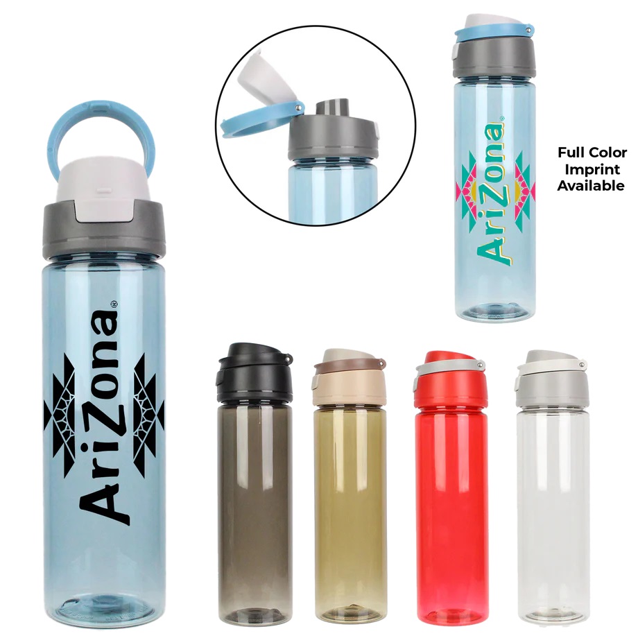 Pop & Sip Plastic Water Bottle - 24 oz.