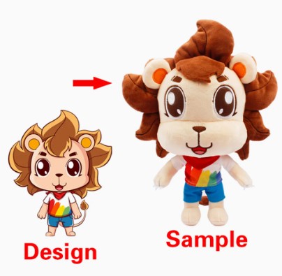 Custom Shaped Plushie - 8"
