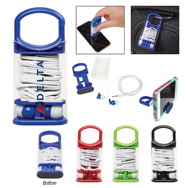 Earbuds with Phone Stand Combo