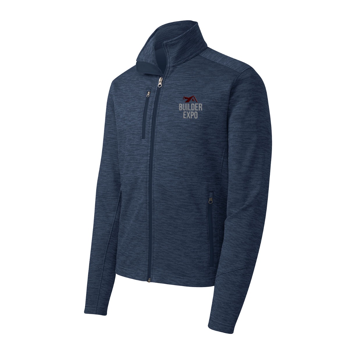 Port Authority® Digi Stripe Fleece Full-Zip Jacket