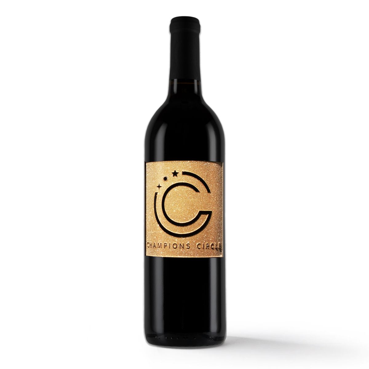 Etched Cabernet Sauvignon Red Wine Bottle image