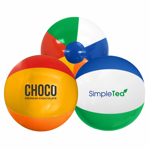 6" Multi-Colored Beach Ball image