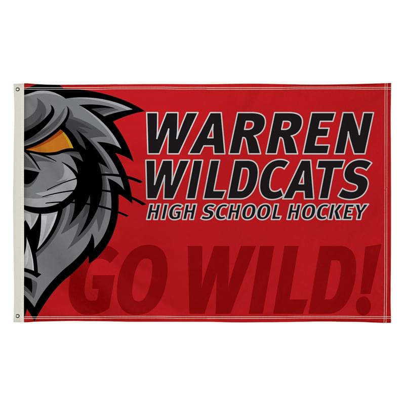 Polyester 2-Sided Flag - 4' x 6'