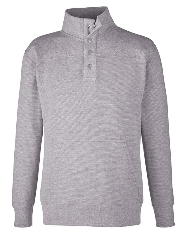 J America Ripple Fleece Snap Pullover