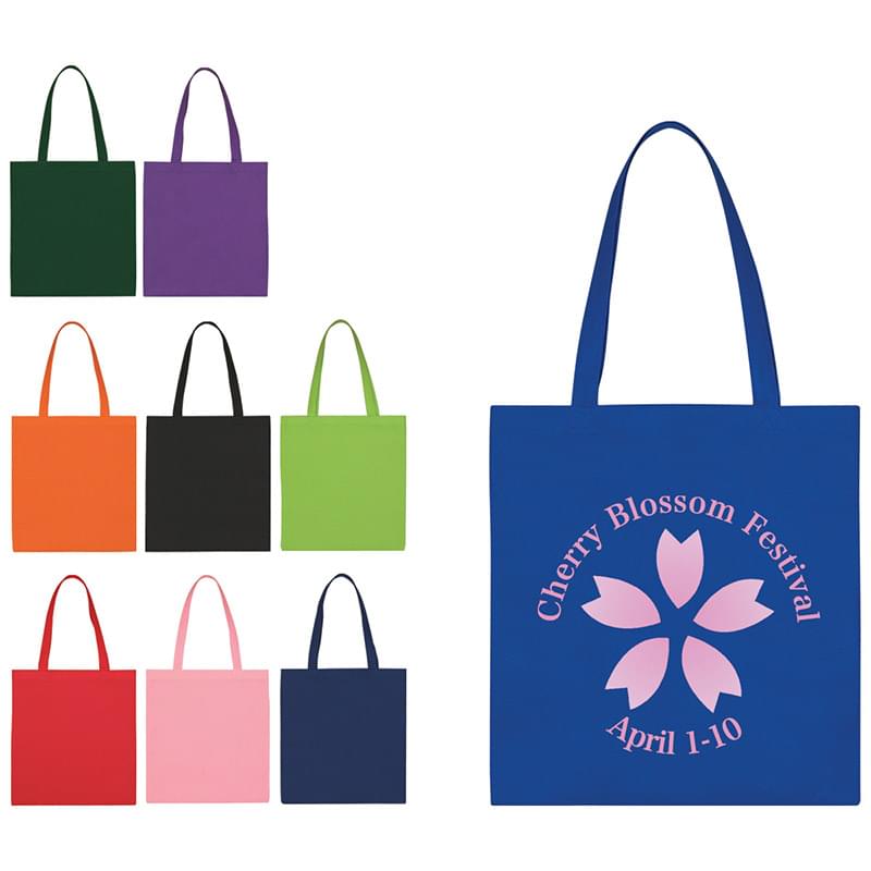 Water-Resistant Non-Woven Tote Bag - 13 1/2