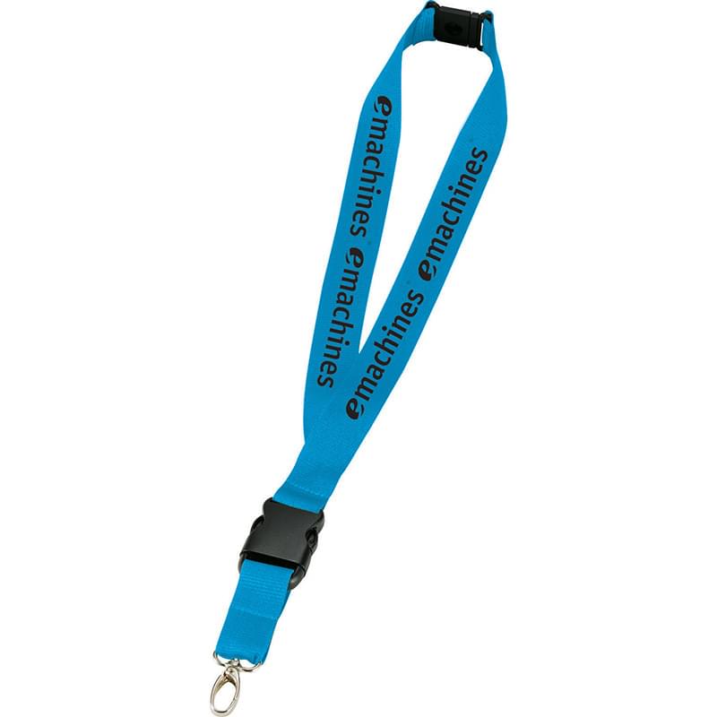 1" Lanyard with Swivel Hook & Breakaway Clip image