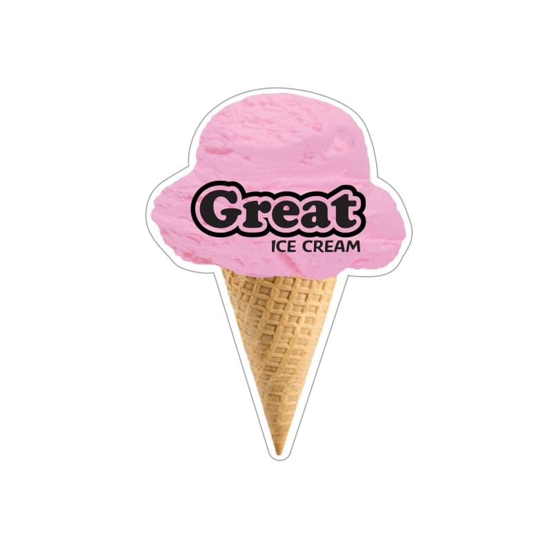 Custom Shaped Removable Sticker - up to 34 sq. in.
