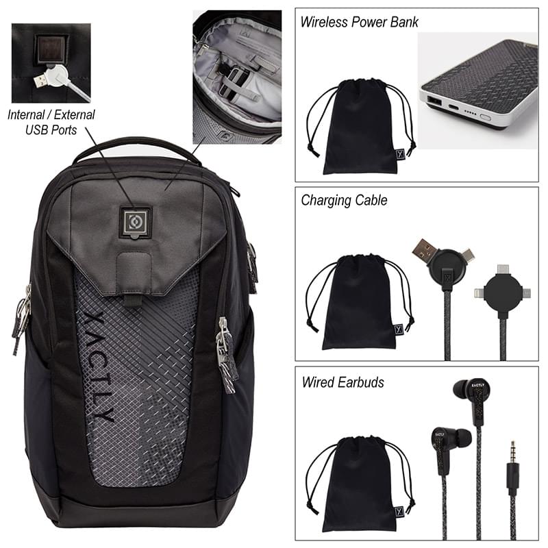 XACT Backpack with Tech Gift Set - 25L