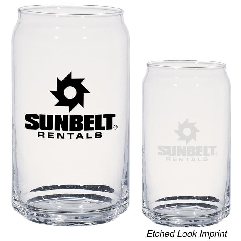 16 oz. Can-shaped Glass image