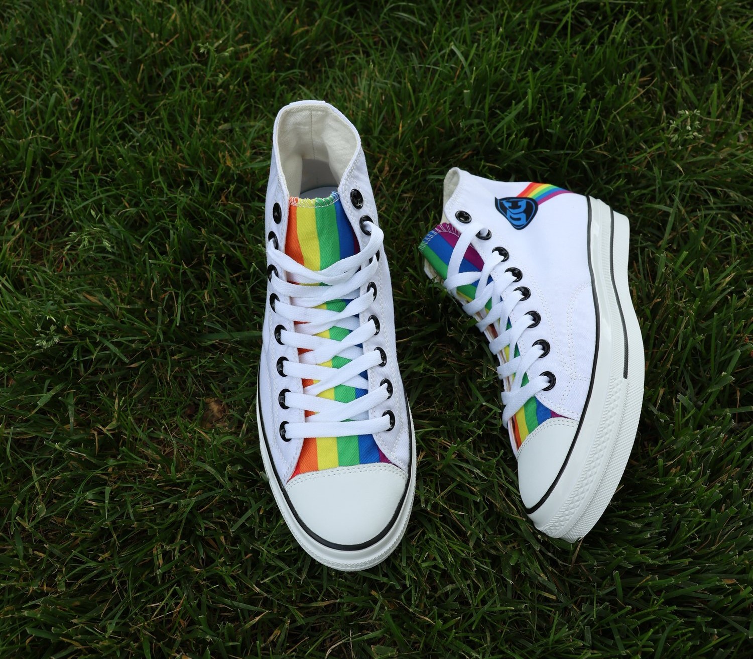 High Top Canvas Tennis Shoe