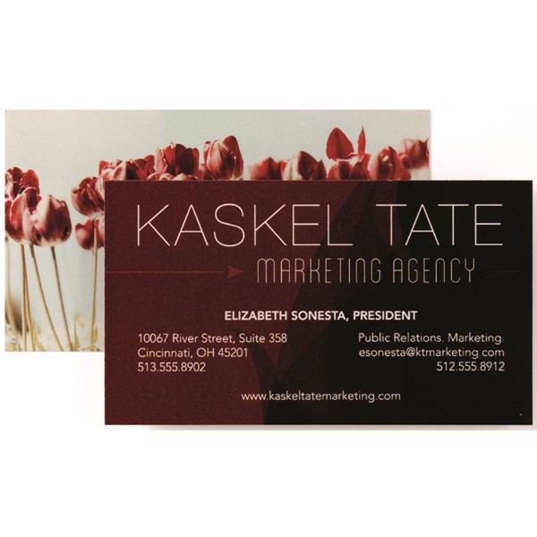 Full-Color Premium 2-Sided Business Cards - 3.5" x 2" - Bulk image