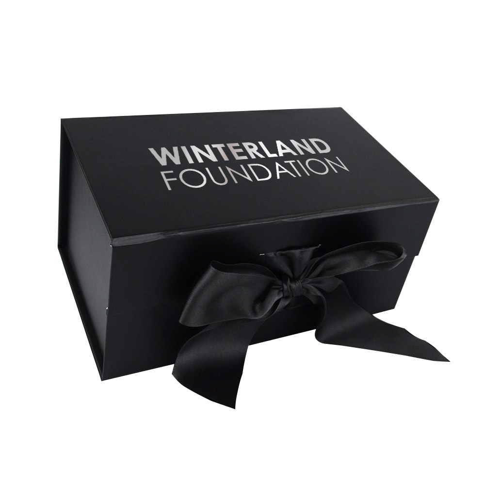 Foldable Magnetic Gift Boxes with Ribbon