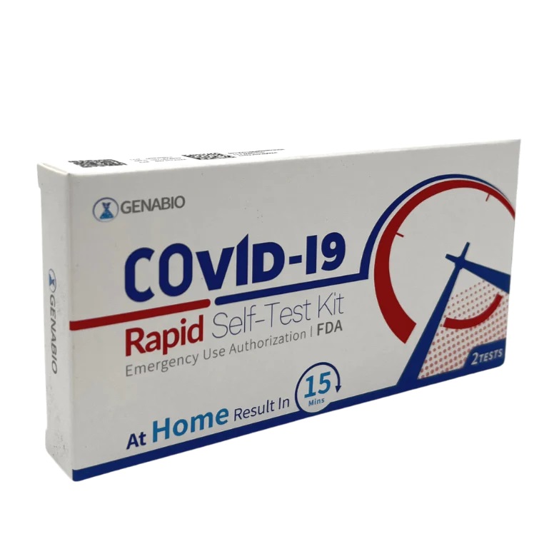 Genabio® COVID-19 Rapid Self-Test Kit - 2 Test per Box (priced per test)