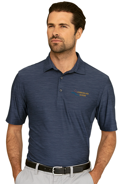 Greg Norman Play Dry® Heathered Polo - Men