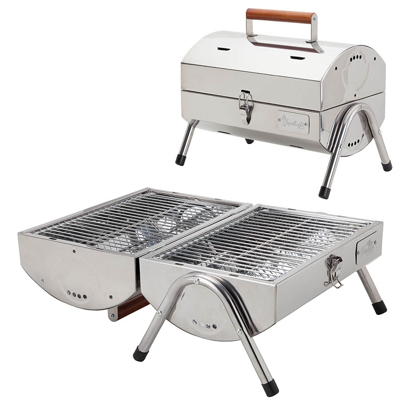 Stainless Steel Portable Charcoal Grill