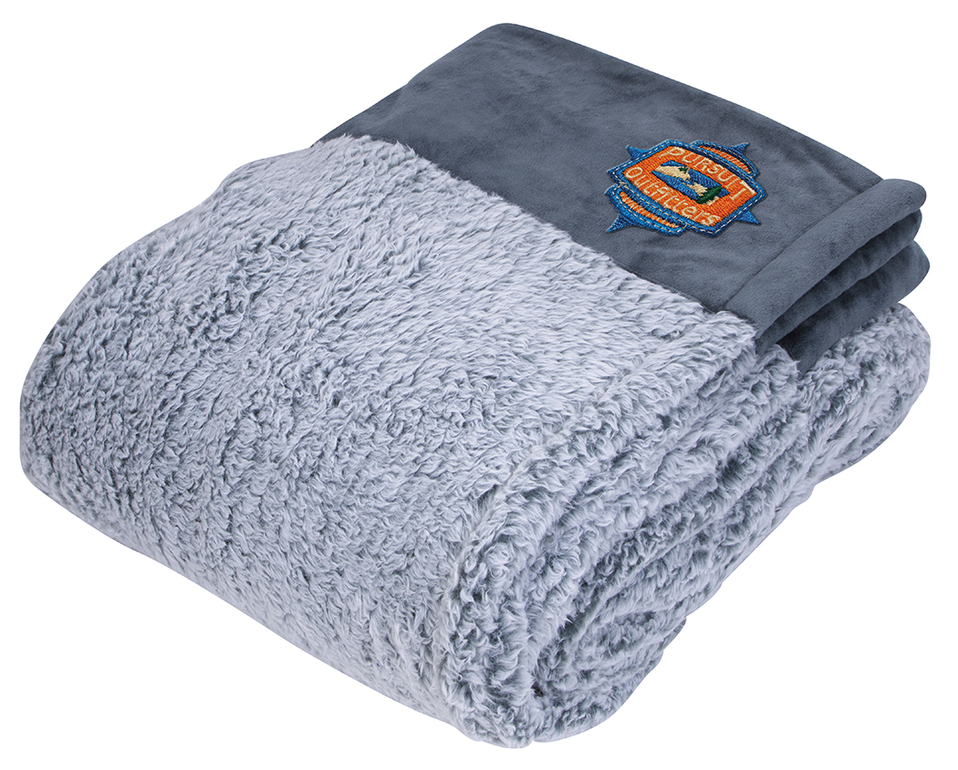 Two-Tone Plush Blanket - 50" x 60"