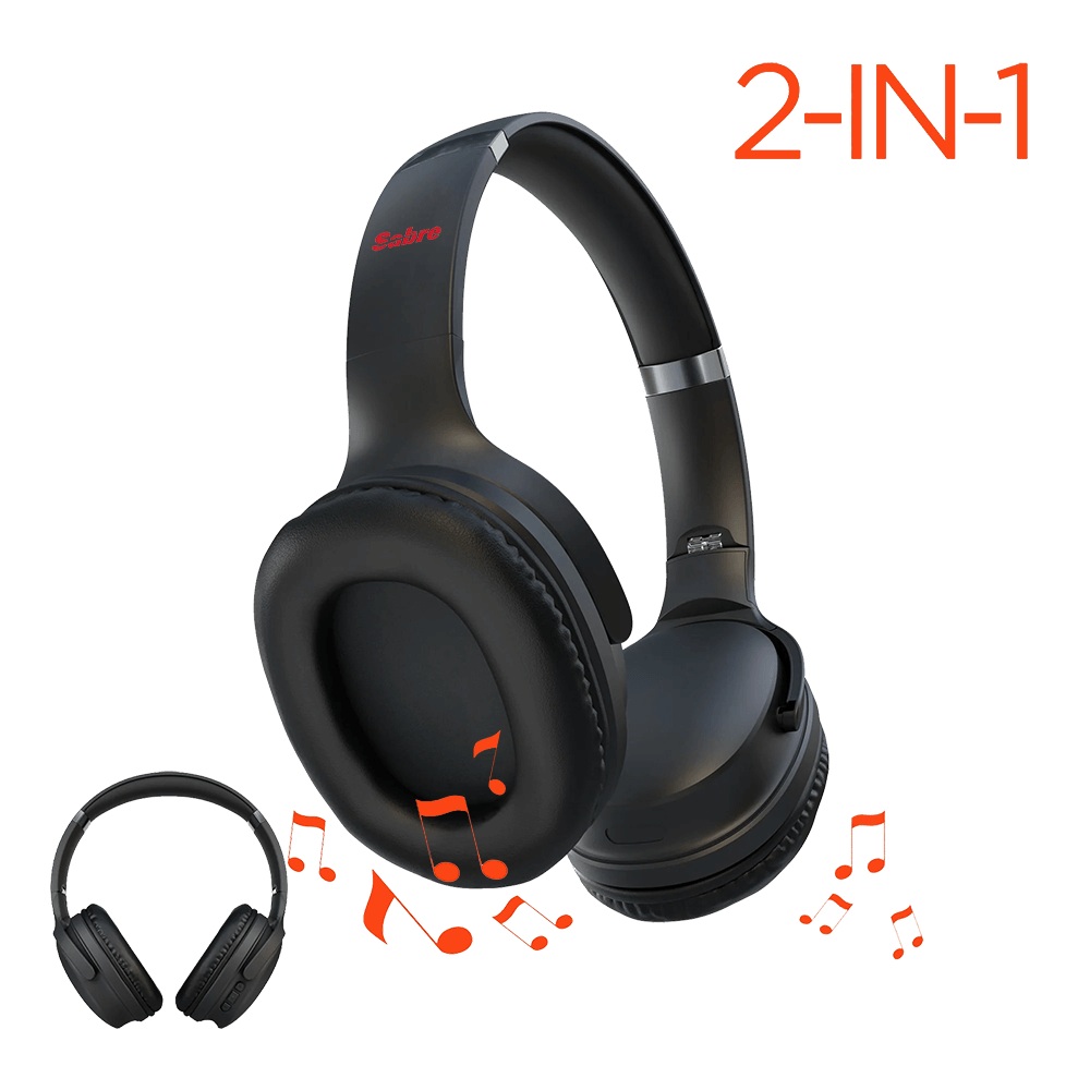 HyperGear Flip 2-in-1 Wireless Headphones + Speaker